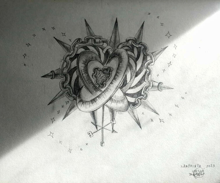 Labyrinth (Pencil on Sketch Paper)